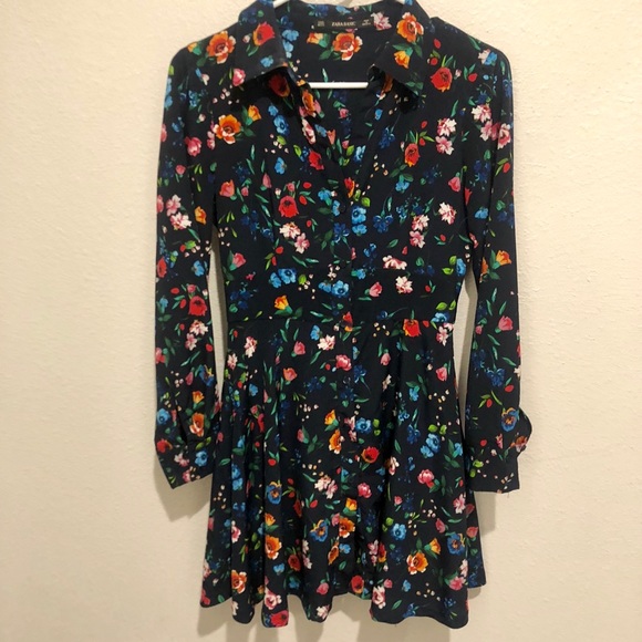 Zara Floral Dress Romper - Picture 2 of 4